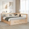 vidaXL Bookcase Bed without Mattress 140x200cm Solid Wood Pine