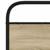 vidaXL Headboard Sonoma Oak 150 cm Steel and Engineered Wood
