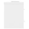 vidaXL Sink Cabinet with Built-in Basin White Engineered Wood