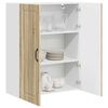vidaXL Kitchen Cabinet Sonoma Oak 80 x 31 x 100 cm Engineered Wood