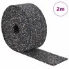 vidaXL Rubber Granulate Roll Black 200 x 5 x 0.6 cm Rubber