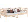 vidaXL Day Bed without Mattress Solid Wood Pine 90x190 cm Single