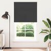 vidaXL Roller Blind Blackout Black 130x230 cm Fabric Width 126.6 cm Polyester