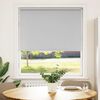 vidaXL Roller Blind Blackout Light Grey 90x175 cm Fabric Width 85.7 cm Polyester
