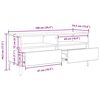 vidaXL TV Cabinet with Drawer Artisan Oak 100 x 34.5 x 44.5 cm