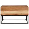 vidaXL Coffee Table 68x68x41 cm Solid Acacia Wood