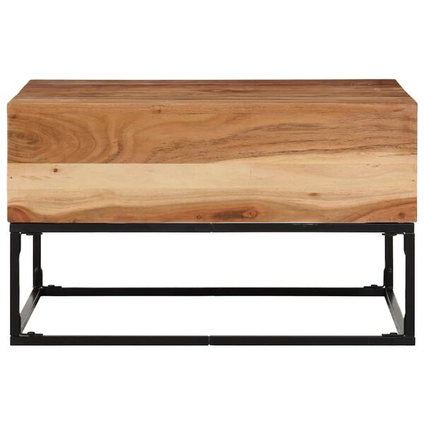 vidaXL Coffee Table 68x68x41 cm Solid Acacia Wood