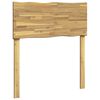 vidaXL Live Edge Headboard ROSTOCK White 75 cm Solid Acacia Wood