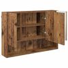 vidaXL Mirror Cabinet Old Wood 80 x 17 x 55 cm Engineered Wood