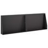 vidaXL Retaining Wall 2 pcs 60 x 12 x 40 cm Steel Black