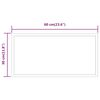 vidaXL LED Bathroom Mirror 30x60 cm