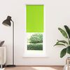 vidaXL Roller Blind Blackout Leaves Green 85x230 cm Fabric Width 80.7 cm Polyester