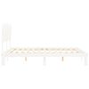 vidaXL Bed Frame without Mattress White 160x200 cm Solid Wood Pine