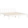 vidaXL Bed Frame without Mattress White 160x200 cm Solid Wood Pine