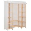 vidaXL Wardrobe White 135x40x170 cm Fabric