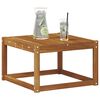 vidaXL Outdoor Table Solid Acacia Wood Natural 59 x 59 x 37 cm