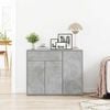 vidaXL Sideboard Concrete Grey 88x30x70 cm Engineered Wood