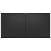 vidaXL 7 Piece TV Cabinet Set Black Engineered Wood