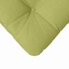vidaXL Seat Cushions 4 pcs Light Green 40 x 40 x 12 cm Fabric