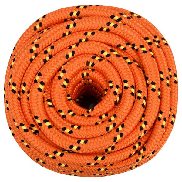 vidaXL Boat Rope Orange 20 mm 100 m Polypropylene