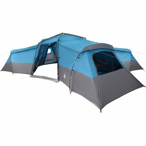 vidaXL Family Tent with Roof Blue 833 x 585 x 216 cm Taffeta