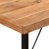 vidaXL Bar Table 150x70x107 cm Solid Wood Acacia and Iron