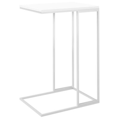 vidaXL Side Table White 40x30x59 cm Engineered Wood