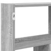 vidaXL Wall Cube Shelf 12 Compartments Grey Sonoma Engineered Wood
