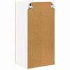 vidaXL Hanging Cabinet with Door Sonoma Oak and White 40 x 31 x 80 cm