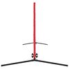 vidaXL Tennis Net Folding Black and Red 396 x 92 x 87 cm Polyester