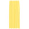 vidaXL Voile Curtains with Rod Pockets 2 pcs Yellow