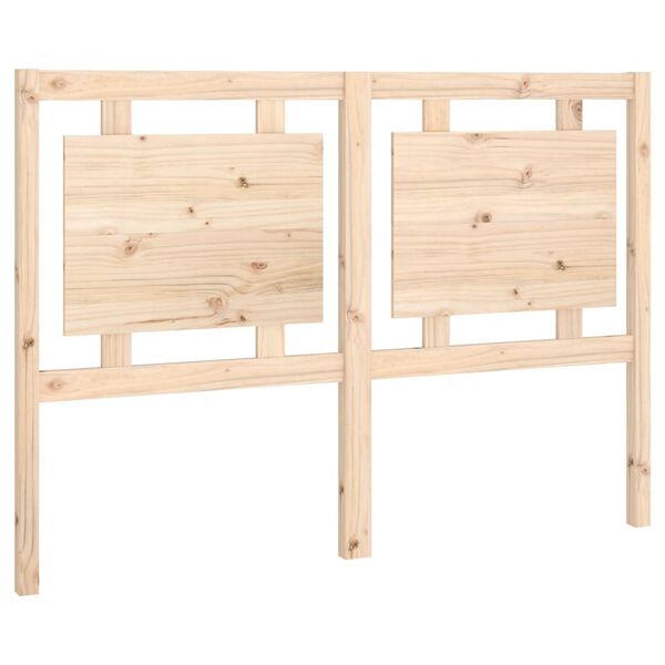 vidaXL Bed Headboard 140.5x4x100 cm Solid Pine Wood