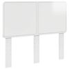vidaXL Headboard Gloss White Engineered wood