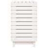 vidaXL Laundry Basket White 88.5x44x76 cm Solid Wood Pine