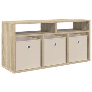 vidaXL Lowboard with Drawer Sonoma Oak 87 x 27.5 x 43 cm