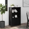 vidaXL Highboard Black 62x32x103,5 cm Engineered Wood