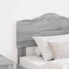vidaXL Headboard with Headboard Grey Sonoma 75 cm Engineered wood