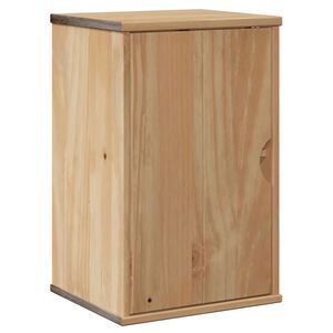 vidaXL Bathroom Wall Cabinet OTTA 35x30x55 cm Solid Wood Pine