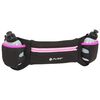 Pure2Improve Running Belt with 2 Bottles Black and Pink