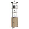 vidaXL Book Cabinet Sonoma Oak 40 x 24 x 161 cm Engineered Wood
