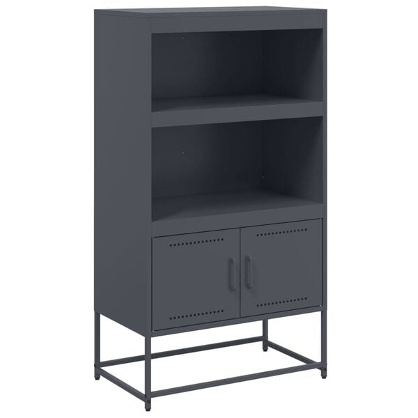 vidaXL Highboard Anthracite 68.5x38.5x123.5 cm Steel