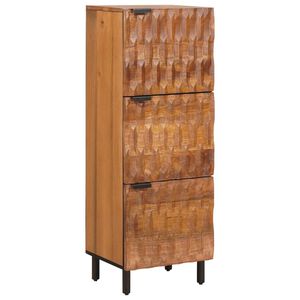 vidaXL Highboard Acacia Brown Finish 40 x 33 x 110 cm Solid Mango Wood