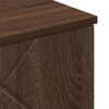 vidaXL Bathroom Cabinet Wall-mounted Brown Oak 30 x 31.5 x 61 cm