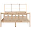 vidaXL Bookcase Bed without Mattress 160x200 cm Solid Wood Pine