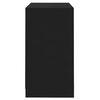 vidaXL Sideboard Black 70x41x75 cm Engineered Wood