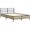 vidaXL Bed Frame without Mattress Sonoma Oak 120x200 cm