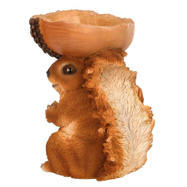 Esschert Design Feeding Bowl Acorn with Squirrel 18.5x10x20.5 cm