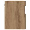 vidaXL TV Wall Cabinet Artisan oak 60 x 30 x 40 cm Engineered Wood