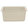 vidaXL Sink Beige 370 x 460 mm 80% Quartz and 20% Resin