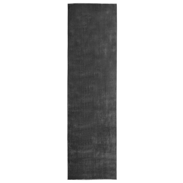 vidaXL Carpet Runner Washable Foldable Anthracite 100x400 cm Polyester